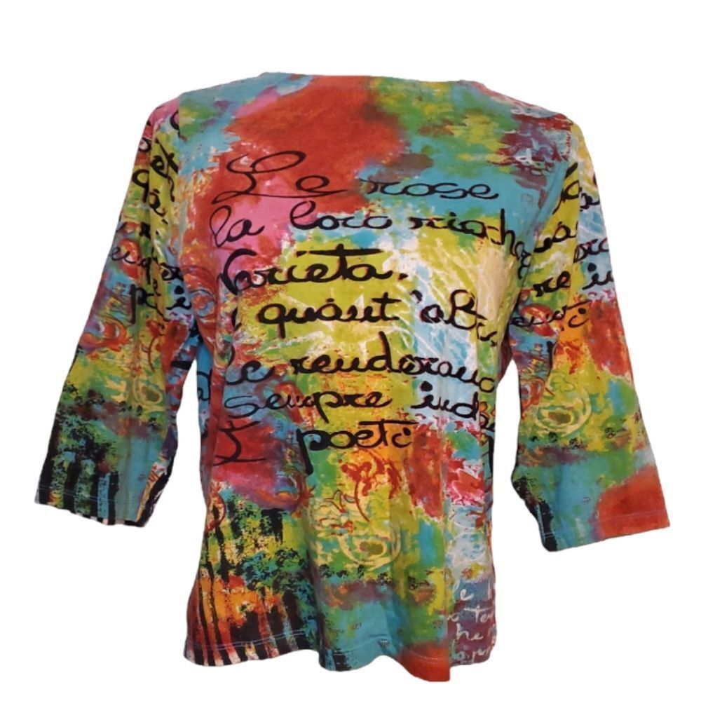 Artscapes y2k colorful blouse